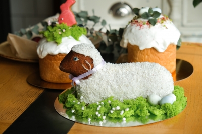 Пасхальный барашек ( в продаже со 9 апреля)